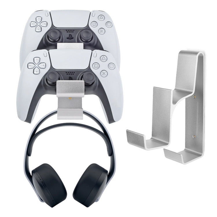 Percha montada en la pared de tres en uno de gamepad y Auriculares Para PS5 / PS4