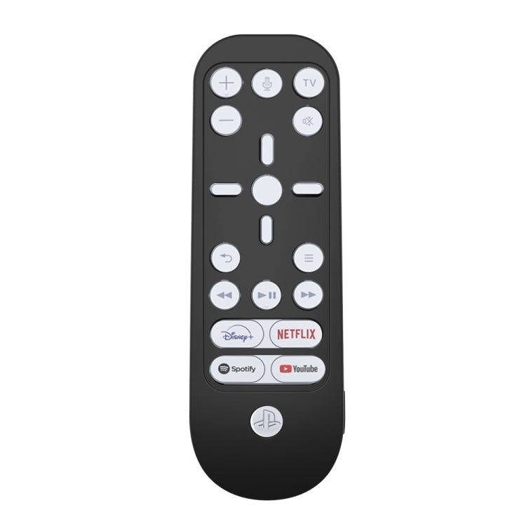 2 PCS Remote Control Silicone Protective Cap is suitable For PS5 Media Remote Control (Black)