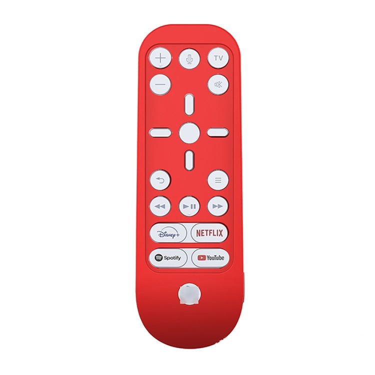 2 PCS Remote Control Silicone Protective Cover is suitable For PS5 Media Remote Controller (Red)