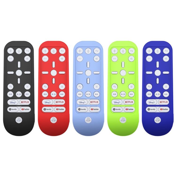 2 PCS Remote Control Silicone Protective Cover is suitable For PS5 Media Remote Controller (Luminous Green)