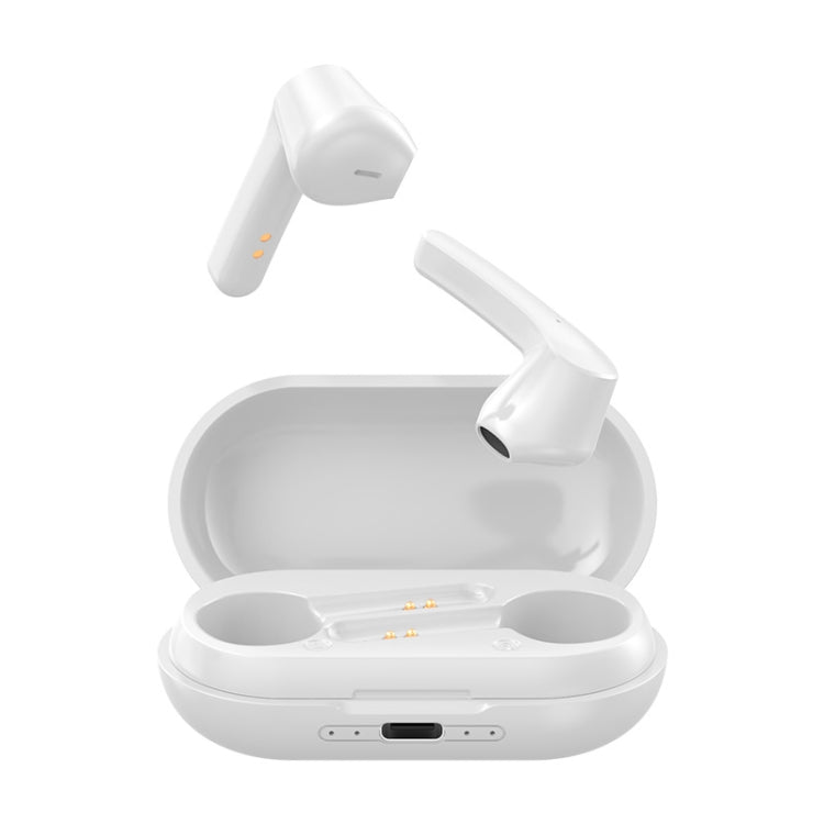 Auriculares Bluetooth LB-20 5.0 TWS Inalámbricos en el Oído Auriculares de reducción de ruido de deportes (Blanco)