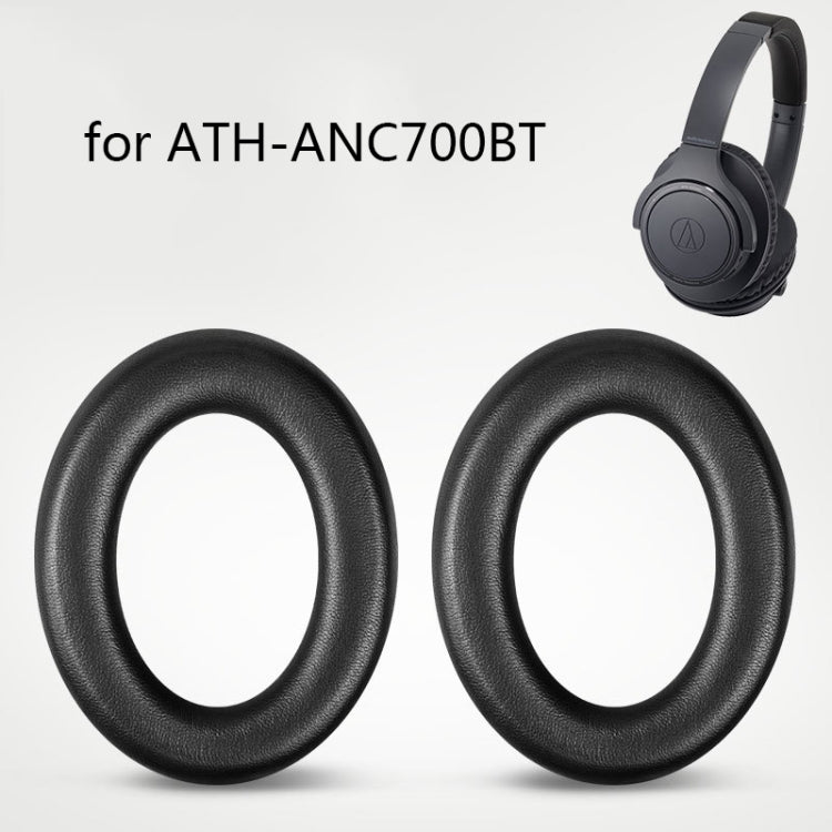 2 PCS Casque Éponge Boîte pour Audio-Technica ATH-ANC700BT (Noir)
