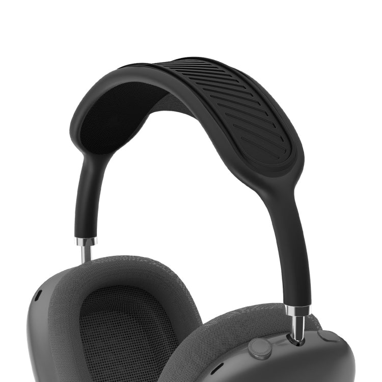 Coque de protection en silicone pour écouteurs Bluetooth T1 T1 pour Apple AirPods Max (noir)