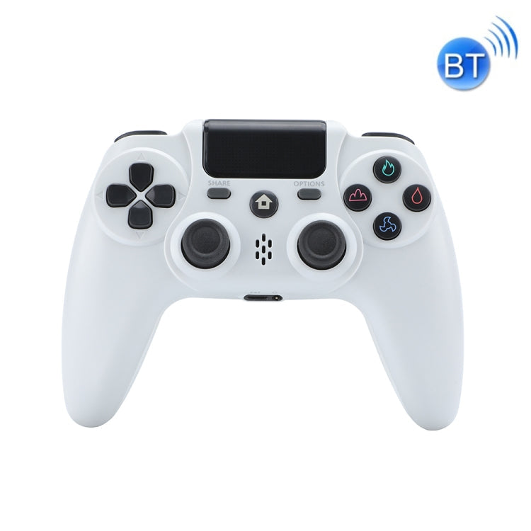 Manette de jeu sans fil ZR486 pour PS4 Couleur du produit : Blanc