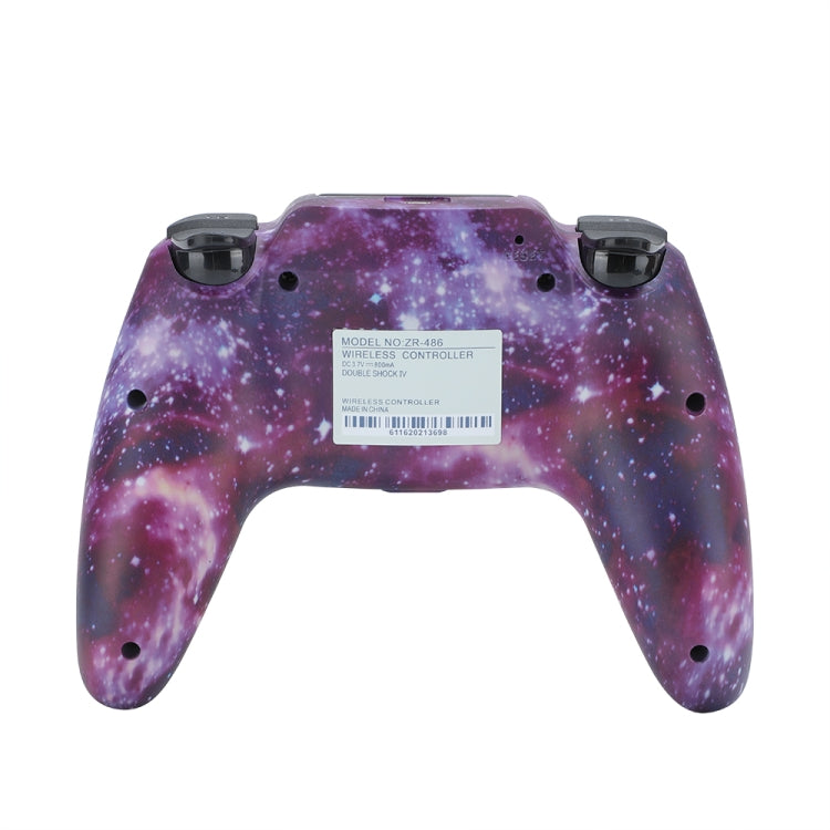 Manette de jeu sans fil ZR486 pour PS4 Couleur du produit : Starry Sky Purple