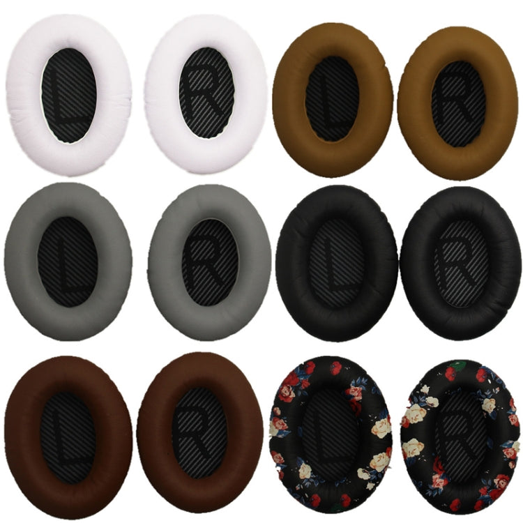 Cubierta de Esponja para Auriculares 2 PCS para BOSE QC15 / QC3 / QC2 / QC25 / AE2 / AE2I (Imprimir Color + Negro LR)