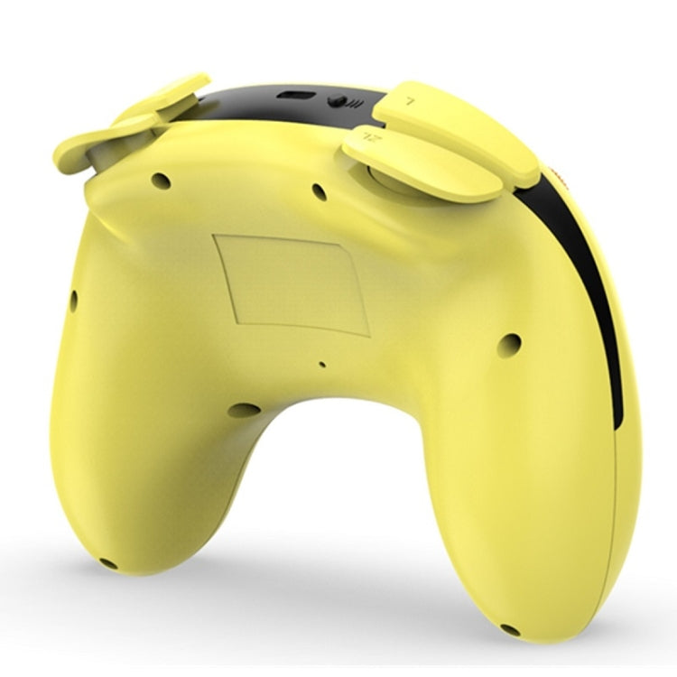 Fonction Conflit de manette de jeu sans fil Bluetooth pour Switch Pro (jaune)