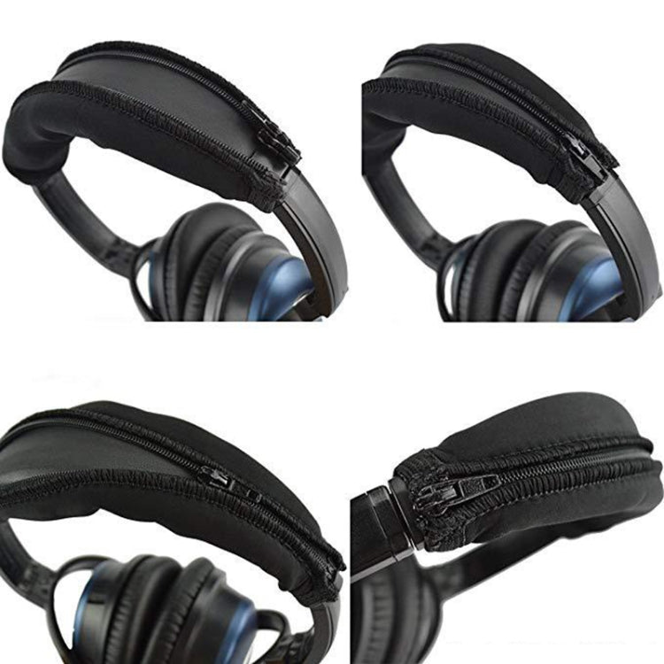 2 PCS Headphone Head Beam Shield for BOSE QC15 / QC2 / AE2 (Black)