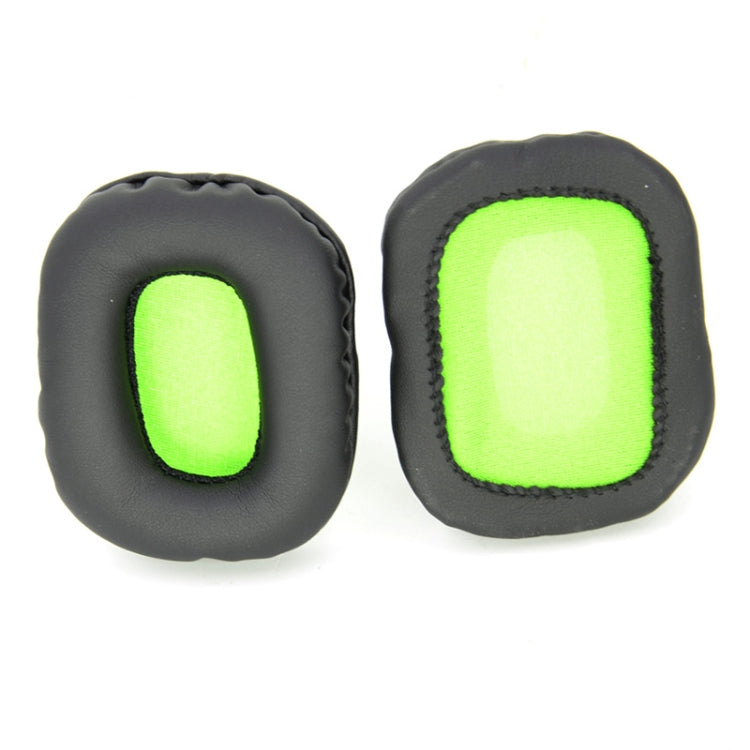 2 PCS Headphone Sponge Cover for MAD CATZ TRITTON KunaI (Green Black)