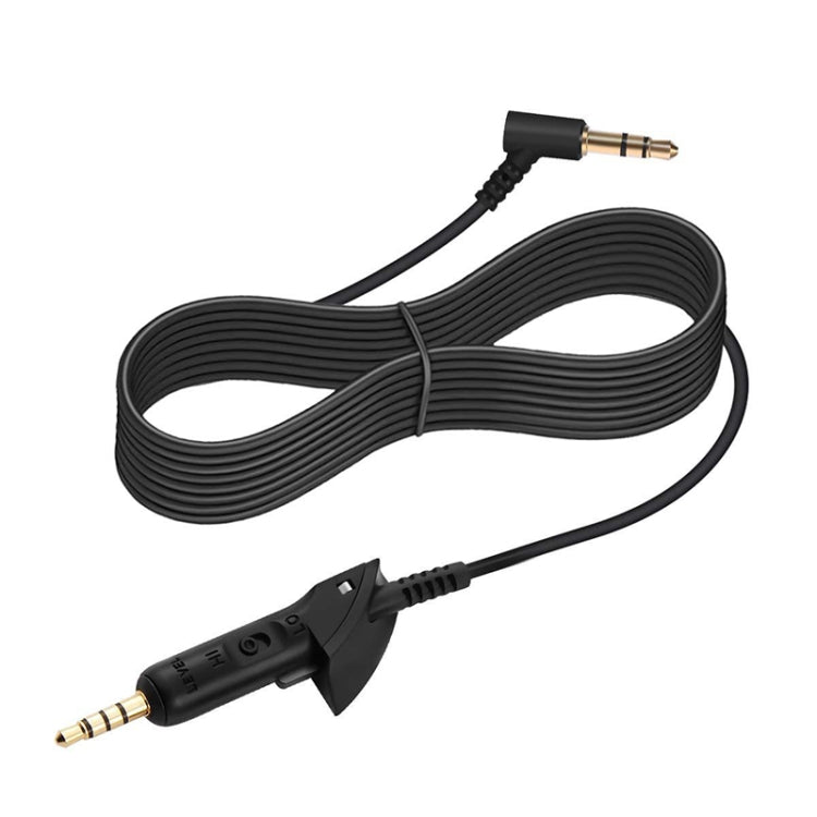3 PCS 3.5mm a Cable de Audio de reemplazo de 3.5 mm para BOSE QC15 / QC2 Longitud: 1.8 m