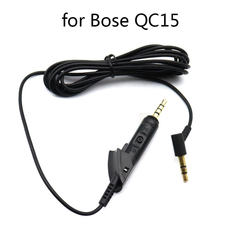 Câble audio de remplacement 3 pièces 3,5 mm à 3,5 mm pour BOSE QC15 / QC2 Longueur : 1,8 m