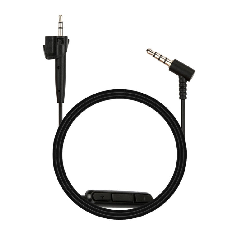 2 PCS 3.5mm a Cable de Audio de reemplazo de 2.5 mm con Micrófono para BOSE AE2 / AE2I Longitud: 1.5m