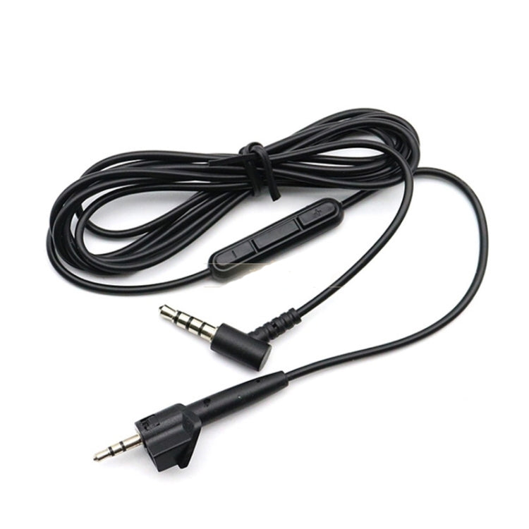 2 PCS 3.5mm a Cable de Audio de reemplazo de 2.5 mm con Micrófono para BOSE AE2 / AE2I Longitud: 1.5m