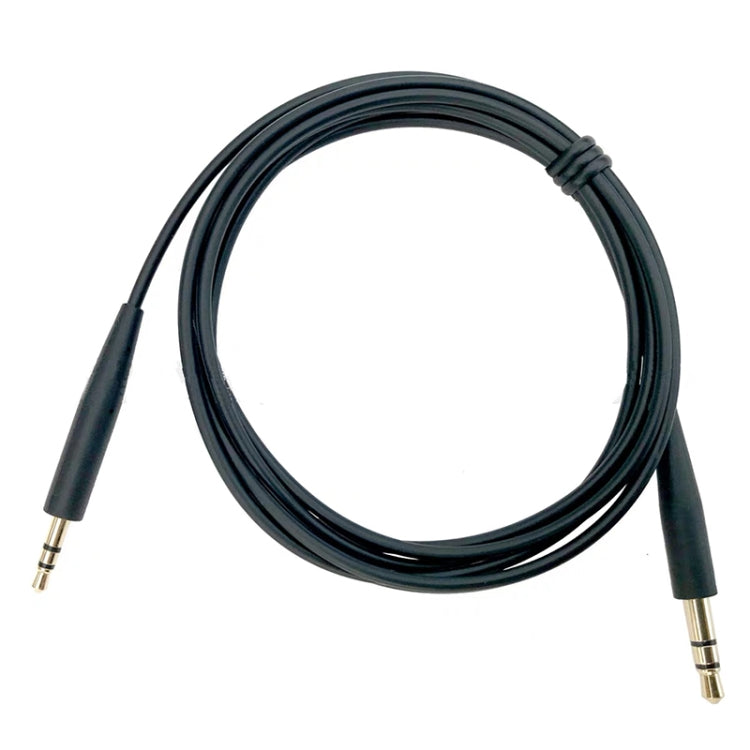 2 PCS 3.5 mm a Cable de Audio de 2.5 mm para BOSE QC25 / QC35 / SoundTrue / SoundLink / OE2 (Negro)