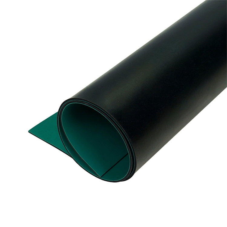 Tampon antistatique de navette État résistant à l'usure et tampon de flamme alcaline PVC Caoutchouc antistatique Spécification PVC : 1MX1MX2 mm (Vert ordinaire)