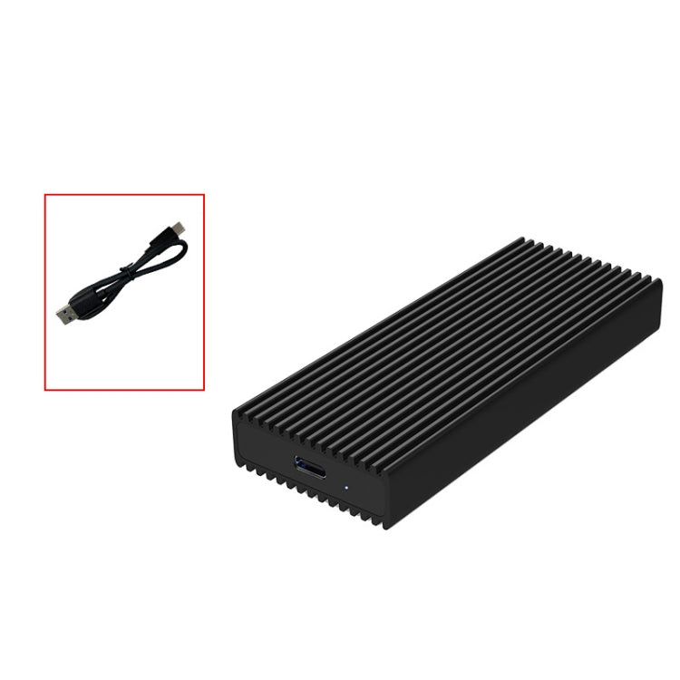 M.2 NVME/NGFF Mobile Hard Drive Enclosure Type-C3.1 External Solid State Drive Notebook Style: PC280K NVME Cable Only