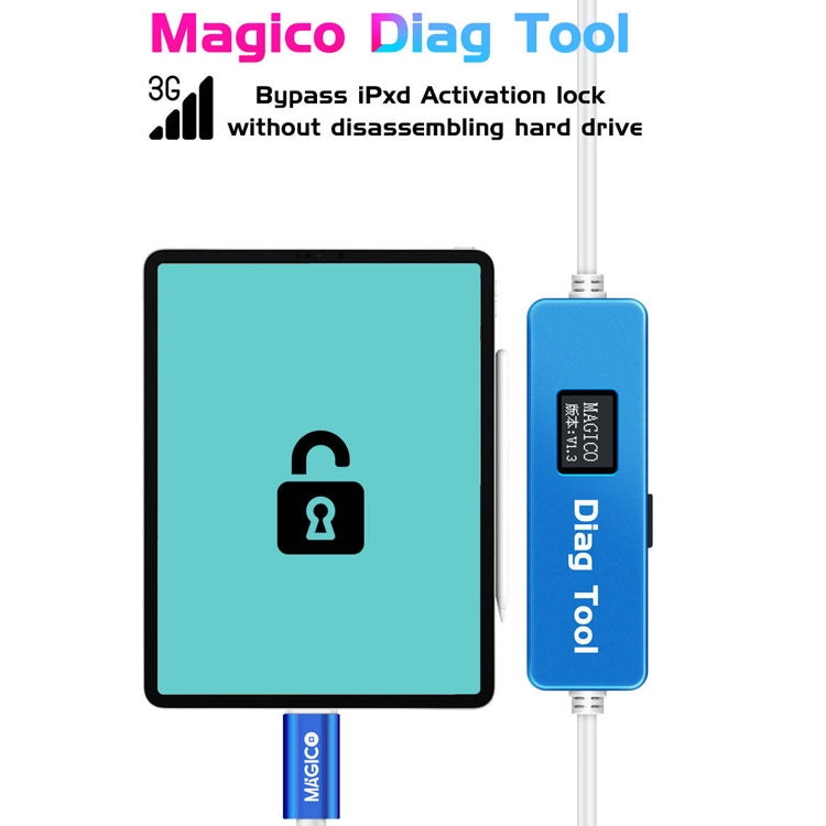 Outil KAISI MICAGO DIAG DFU Entrez en mode écran violet Snub WiFi Data Read Write Change SN sans suppression NAND pour iPhone SE / 6/6 Plus / 6S / 6S Plus / 7/7 Plus / 8 / 8Plus / X / iPAD