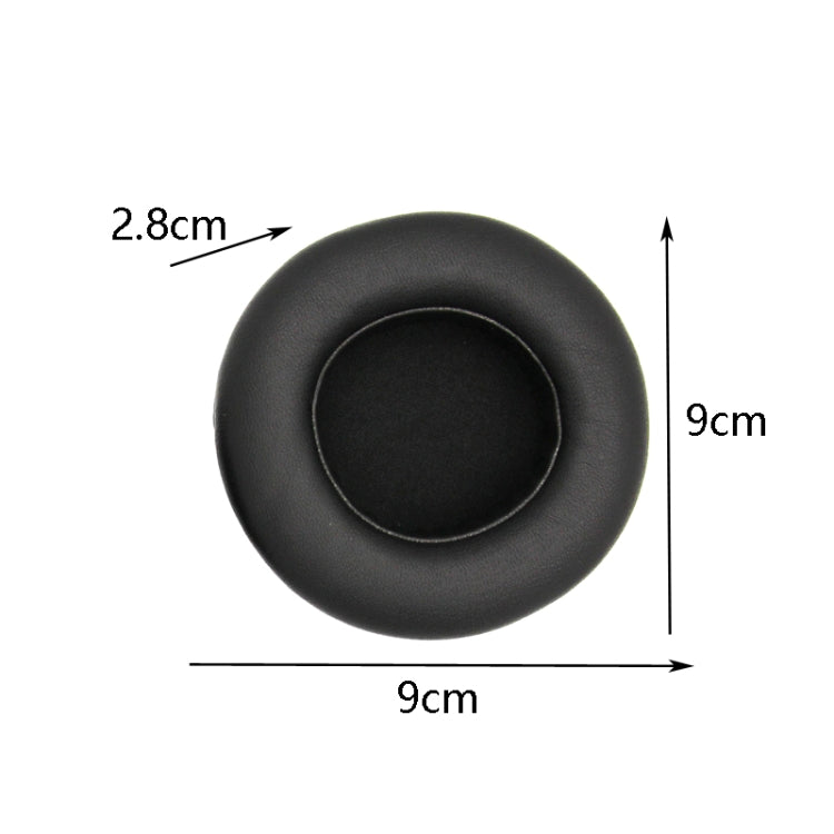 Thick Earbuds Set 90mm Earmuffs for Kraken 7.1 V2 Pro (Black)