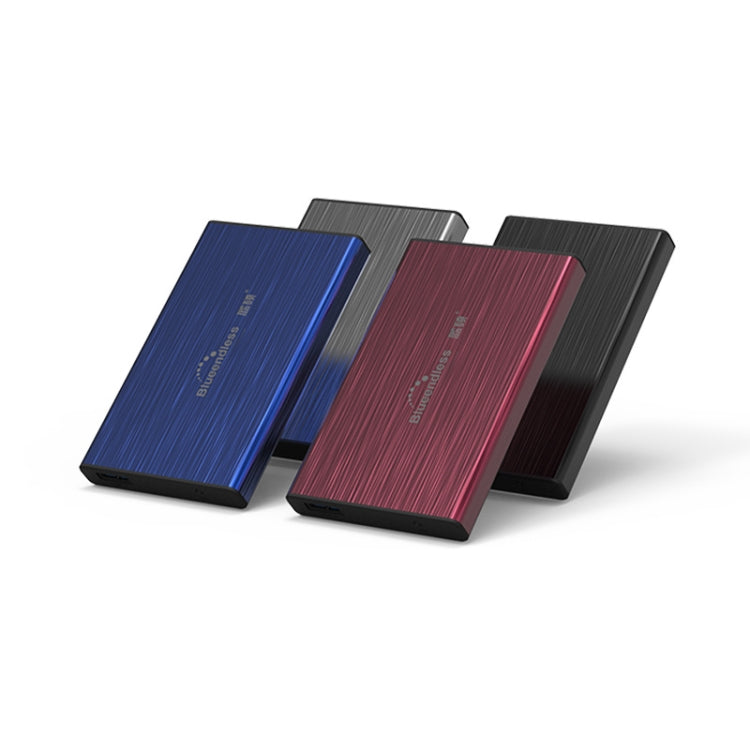 Boîtier de disque dur mobile 2,5 pouces sans corps USB3.0 Port série SATA externe SSD SATA Couleur: Bleu