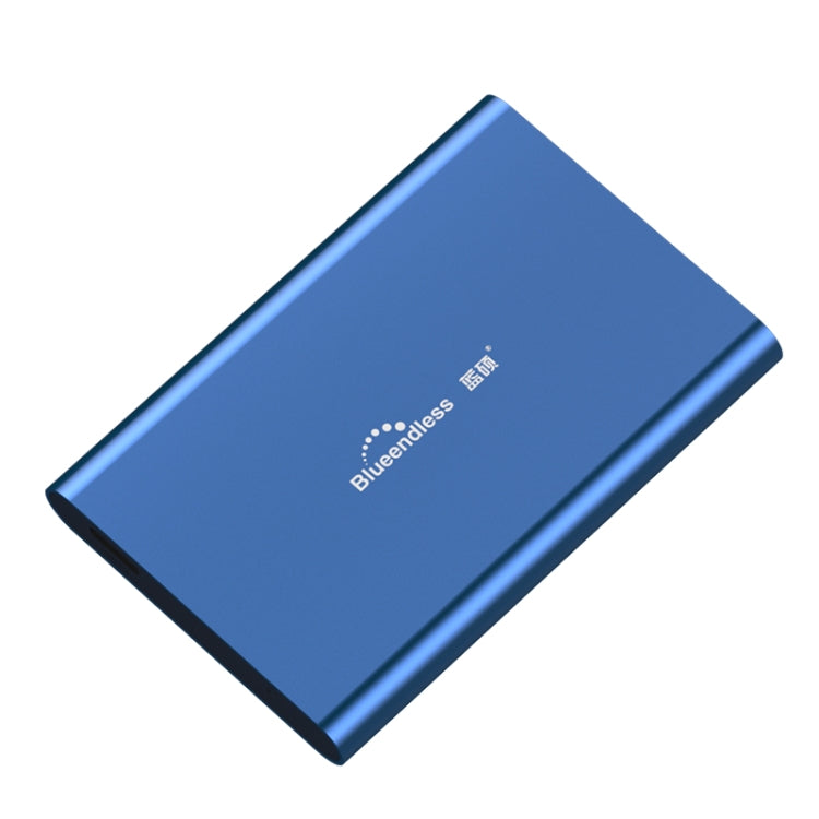 Disque dur externe mobile à transmission haute vitesse USB3.0 de 2,5 pouces sans capacité bleue indicative: 1 To (bleu)