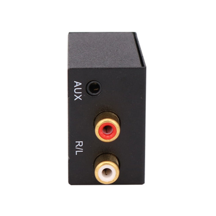 KYHD48 Señal de fibra Óptica coaxial Digital a 3.5 mm convertidor de salida de Audio analógico Enchufe de US (Negro)