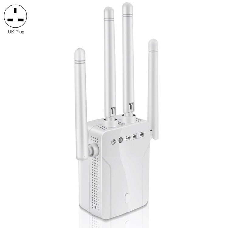 M-95B 300M Repeater Amplifier Wireless Signal Expansion Booster (White - UK)
