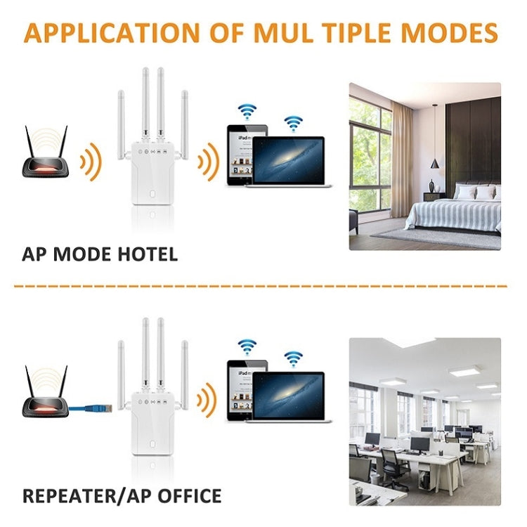 WiFi Booster M-95B 300M Wireless Signal Expansion Amplifier (Black - EU CLUP)
