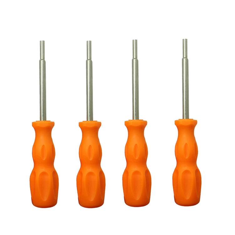 4 Pieces Applicable Sleeve Disassembly Tools Disassembly Tool for Nintendo N64 / SFC / GB / NES / NGC (Orange Yellow 3.8mm)