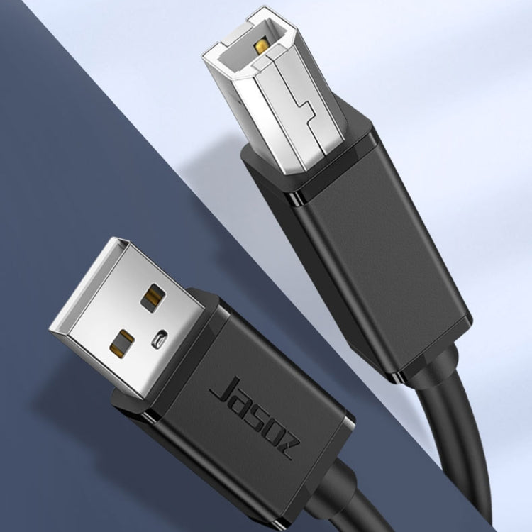 3 PCS Jasoz USB Impresión de datos Cable de cobre sin oxígeno longitud del Cable: 8m