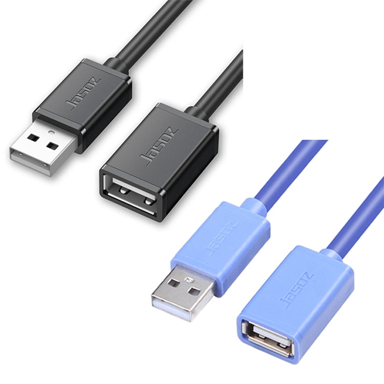 3 PCS Jasoz USB Macho a Hembra Cable de extensión de núcleo de cobre sin oxígeno Color: Negro 1.5m