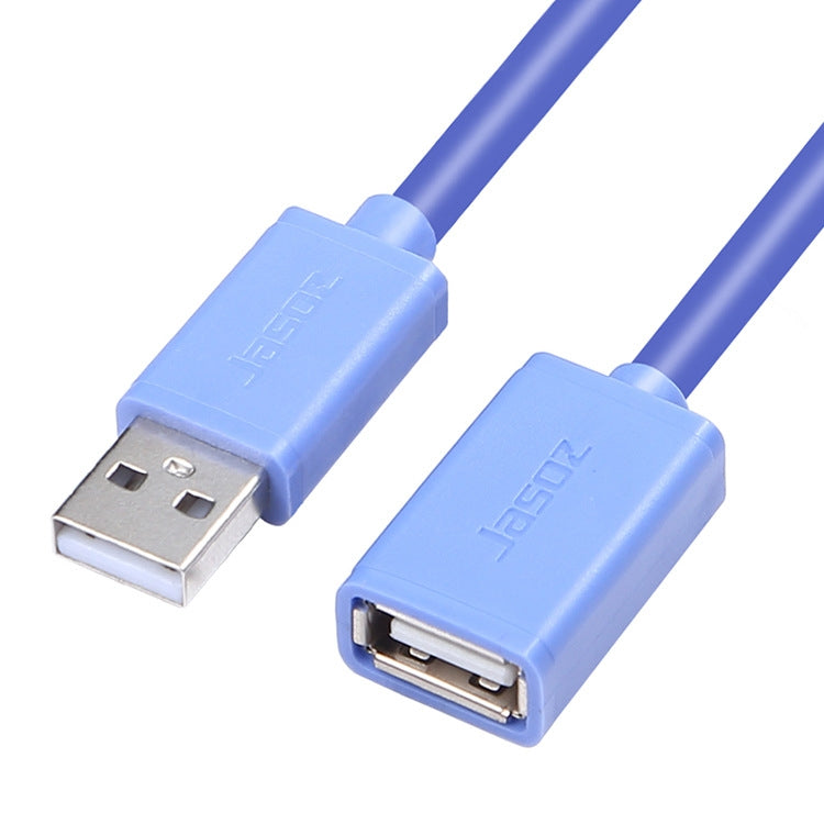 3 PCS Jasoz USB Mâle à Femelle Câble d'Extension de Noyau de Cuivre Sans Oxygène Couleur: Bleu Foncé 1m