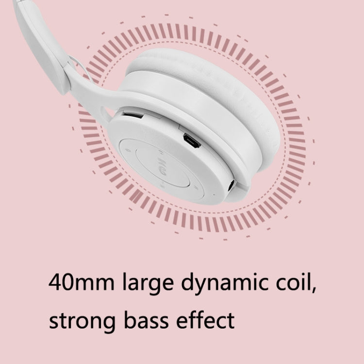 Auriculares Bluetooth Inalámbricos M6 Auriculares Stereo de juegos plegables con Micrófono (verde)