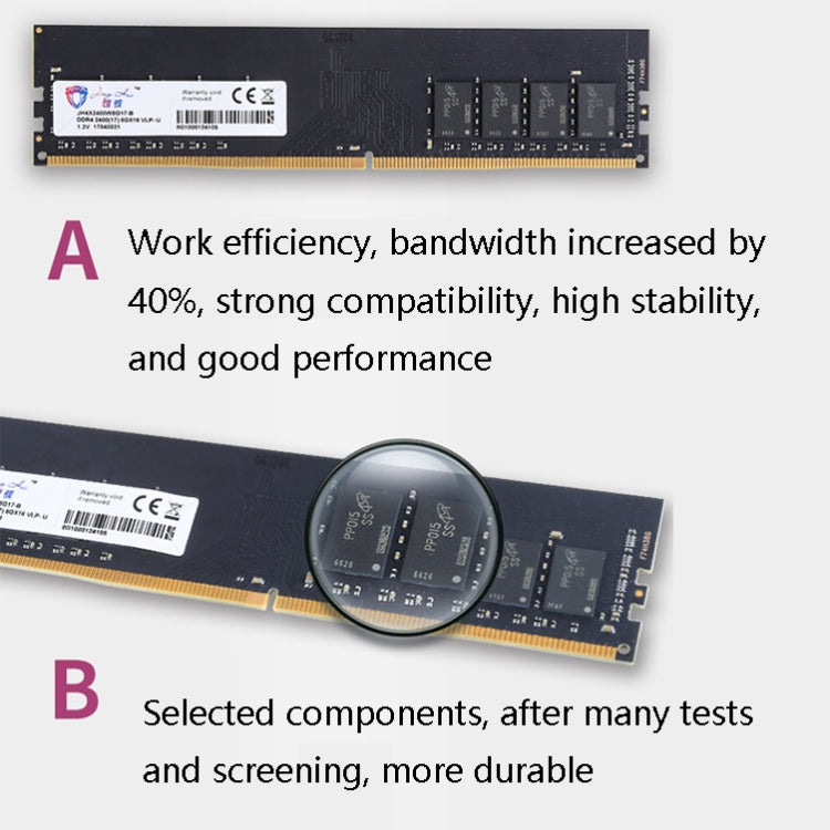 Jinghai DDR4 4G Versión de baja presión 1.2V RAM de DESPRUEDO (2666MHz)
