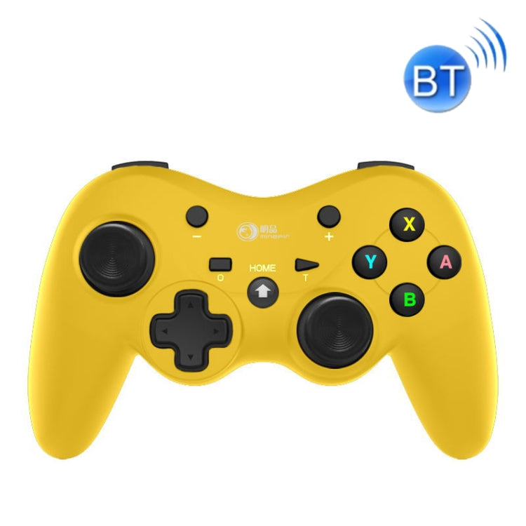 Manette de jeu Bluetooth sans fil Bluetooth Mingpin MB-S810 pour Nintendo Switch Pro (jaune)