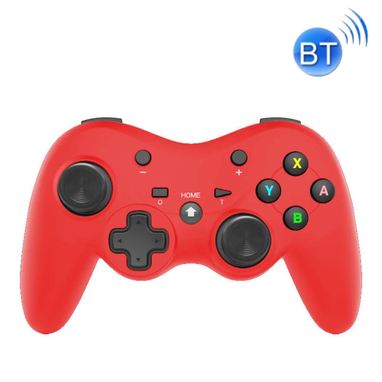 Mingpin MB-S810 Bluetooth Inalámbrico Bluetooth Gamepad de seis ejes Para Nintendo Switch Pro (Rojo (neutral))