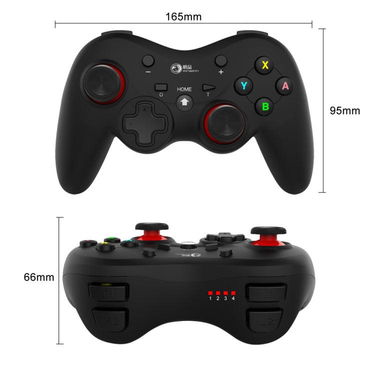 Mingpin MB-S810 Wireless Bluetooth Six-Axis Bluetooth Gamepad For Nintendo Switch Pro (Black(Neutral))