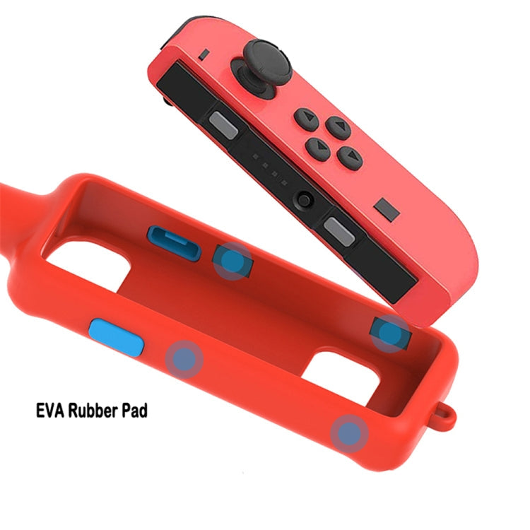1 par Golf Clubes Grip CompOnents Gaming Hand Public Para Nintendo Switch Console Accessories (Rojo Rojo)