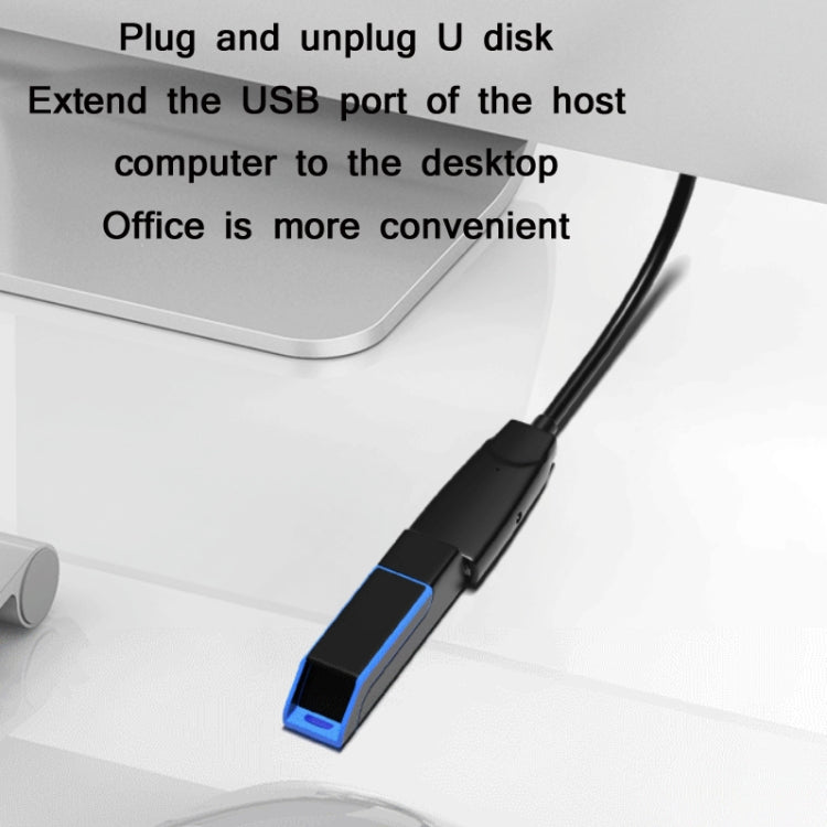 D.Y.TECH USB 2.0 Cable de extensión Macho a Cable Hembra con amplificador de Señal Longitud: 10m