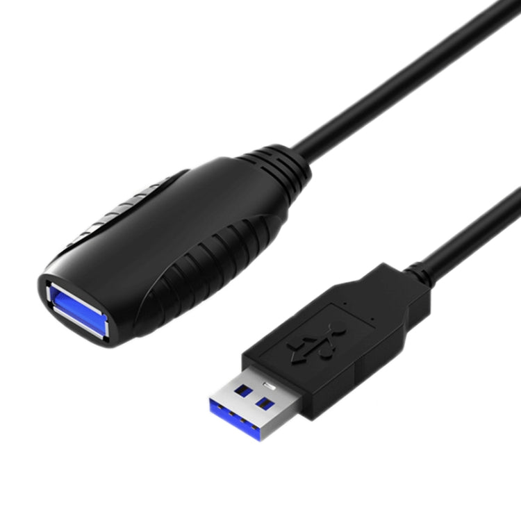 D.Y.TECH USB 3.0 Cable de extensión femenino Cable de datos de chips blindado Doble longitud: 10m