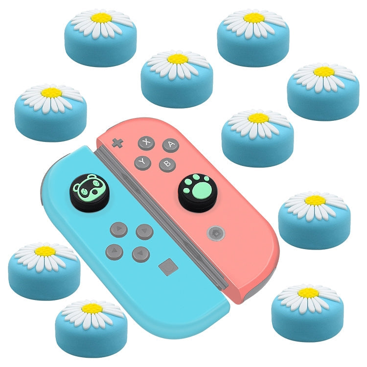10 PCS Silicone Rocker Cap Button Capuchon de protection 3D pour Nintendo Switch / Lite Joycon (no 65)