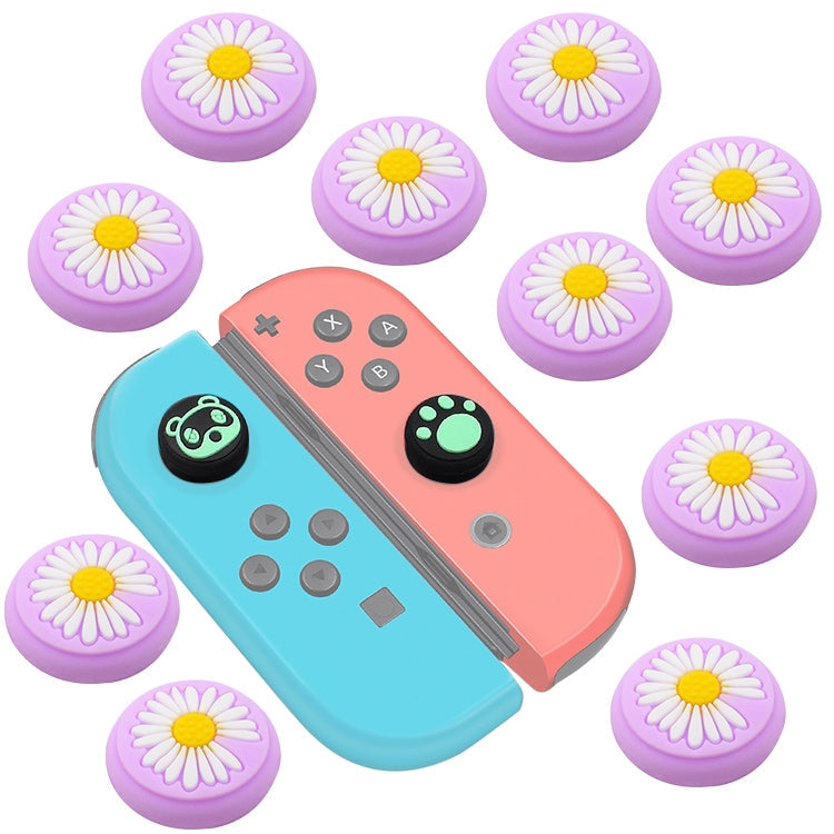 10 PCS Silicone Rocker Cap Button Capuchon de protection 3D pour Nintendo Switch / Lite Joycon (n ° 68)