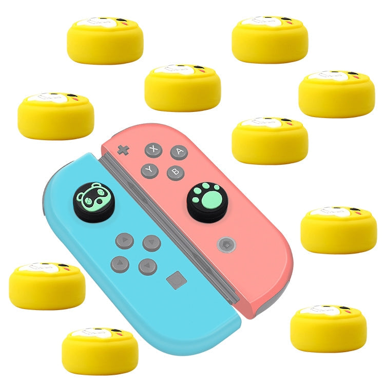10 PCS Silicone Rocker Cap Cover Button Capuchon de protection 3D pour Nintendo Switch / Lite Joycon (no 71)