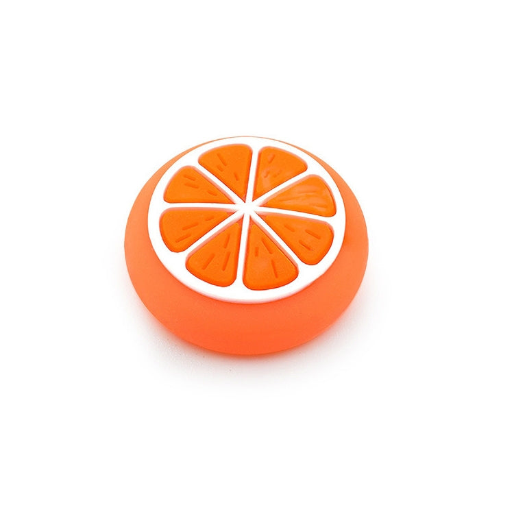 10 PCS Silicone Rocker Cap Cover 3D Housse de protection pour Nintendo Switch / Lite Joycon (orange citron)