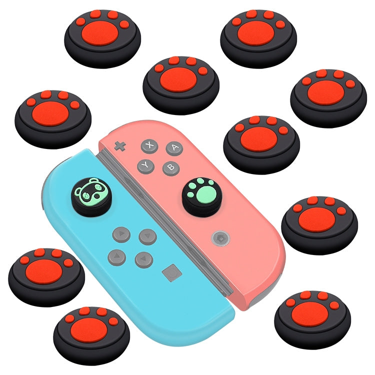 10 PCS Silicone Stopper Cap Button 3D Protective Cap For Nintendo Switch / Lite Joycon (NO43)
