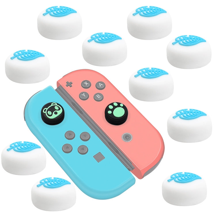 10 PCS Silicona Rocker Cap Botón Tapa Protectora 3D Para Nintendo Switch / Lite Joycon (no 61)