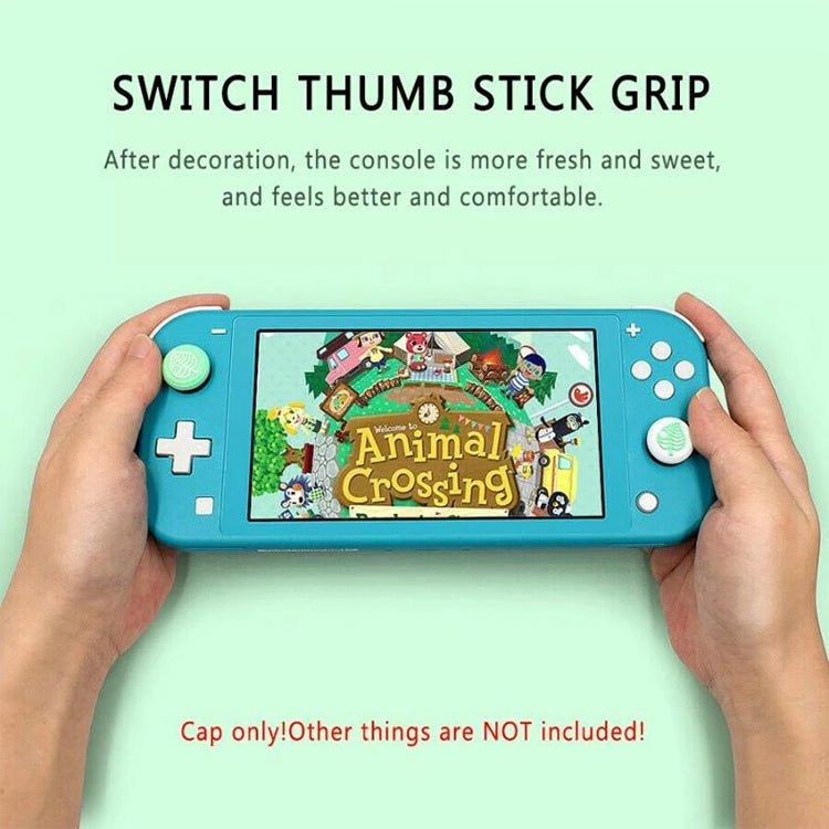 10 PCS Silicone Rocker Cap Button 3D Protective Cap For Nintendo Switch / Lite Joycon (Lemon Green)