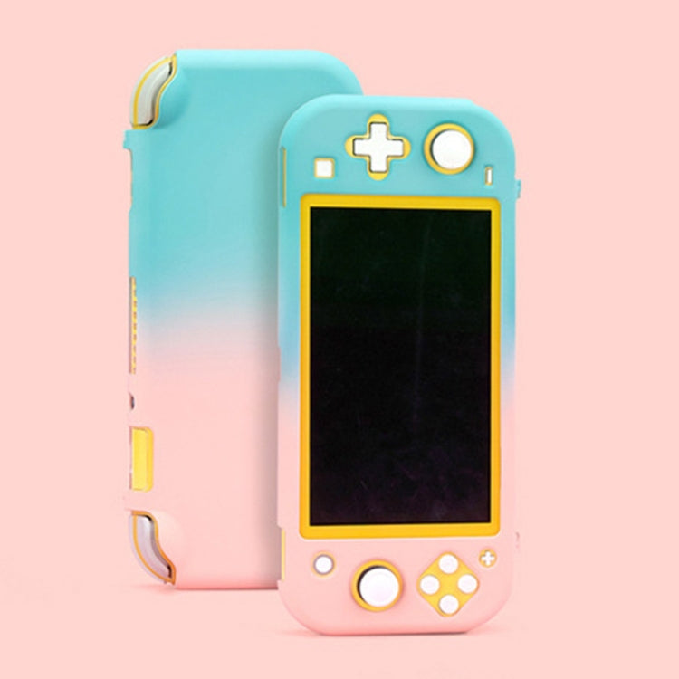 Gradient All-inclusive Protective Shell For Switch Lite / Switch Mini (Green Blue + Pink)
