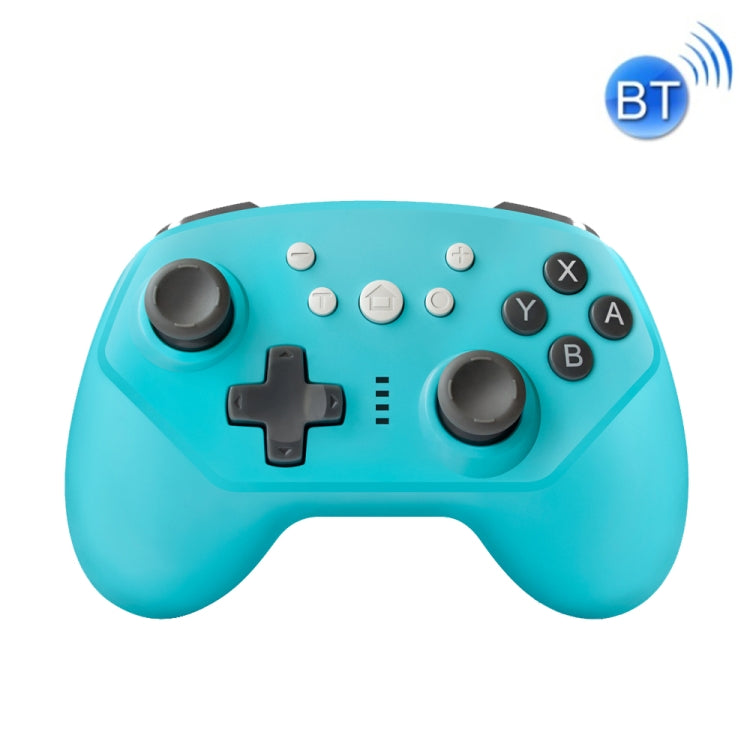 Poignée de jeu Bluetooth sans fil SW-01 avec mini vibration corporelle à six axes pour Nintendo Switch Lite (Bleu)