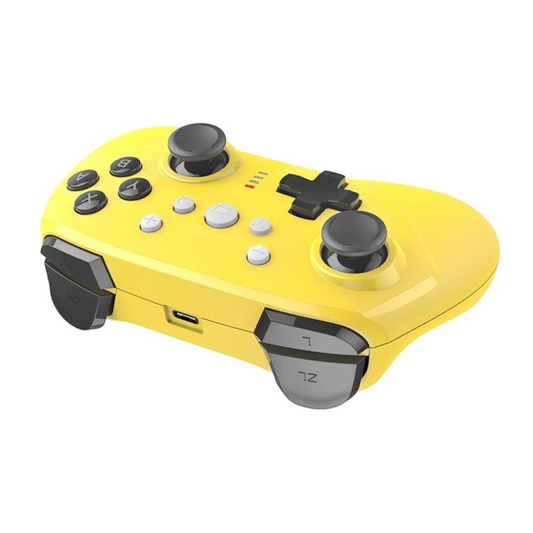 SW-01 Mango Inalámbrico de juego Bluetooth con Mini vibración de sensación de cuerpo de seis ejes Para Nintendo Switch Lite (Amarillo)