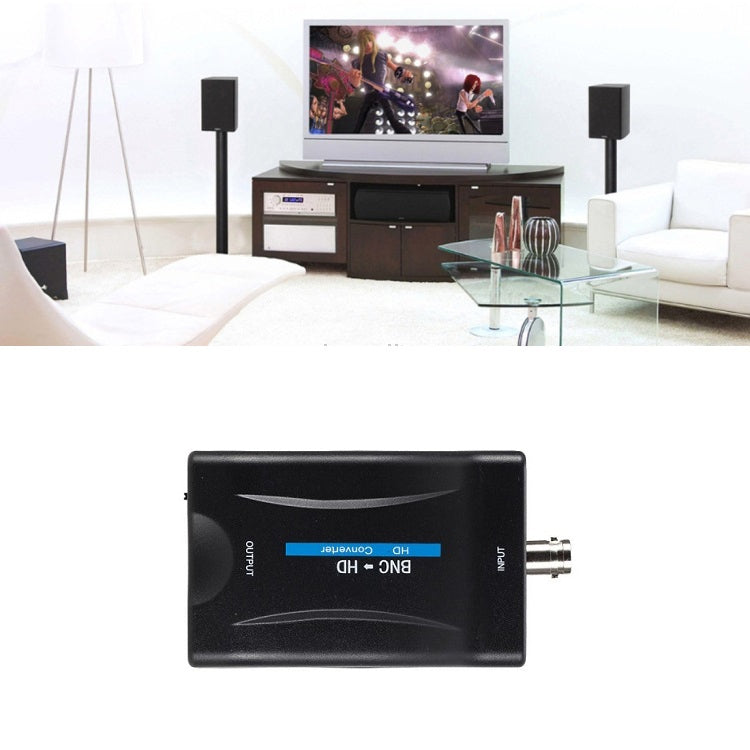 ZHQ015 BNC a HD Audio y Video Converter HD 1080P Monitoreo de visualización de conVersión coaxial